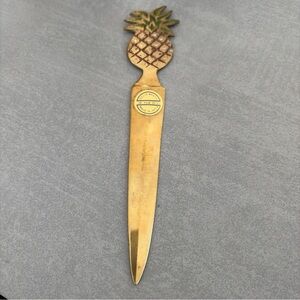 Solid Brass Pineapple Letter Opener Made in India